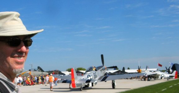 1307 P-51 Mustangs at Oshkosh
