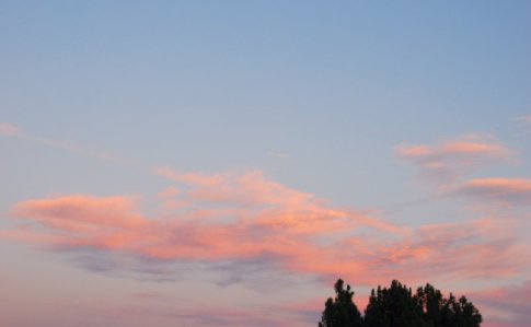 3329 Soft Sunset Clouds