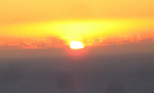 0827 Sunset behind us