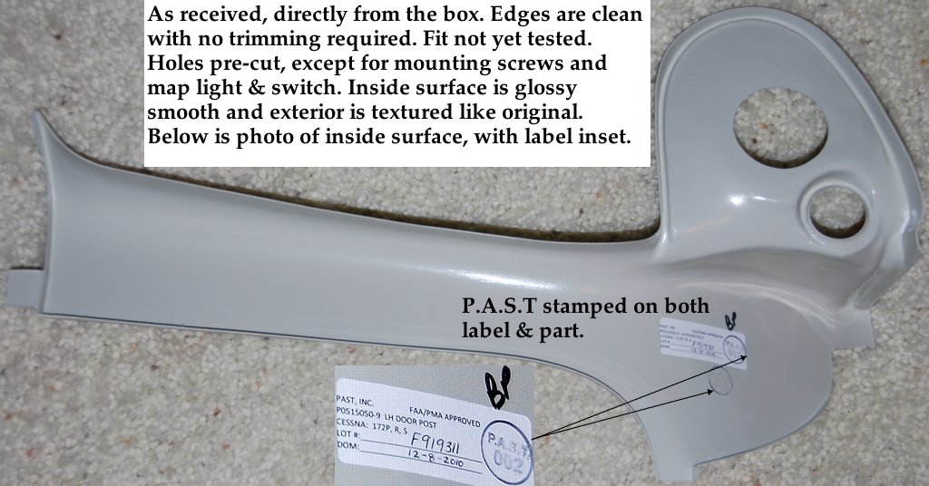 LH Door Post P.A.S.T. - inside