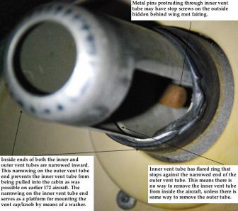 Right Vent Cap Removed