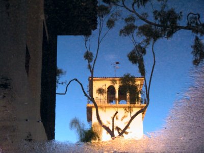1906 Courthouse in a Puddle