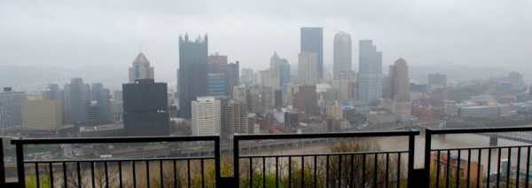 7336 Rainy Pittsburgh Skyline