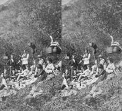 Antique 3D Picnic