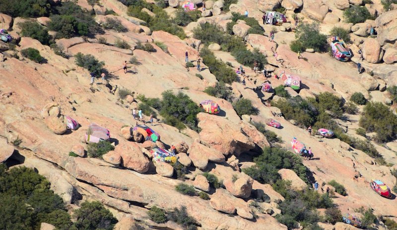 3707 Yarn Bomb, Lizard's Mouth