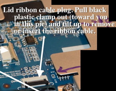 Circuit Board Lid Ribbon Cable Plug